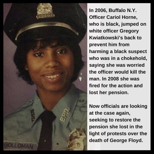 I hope they give this lady her job back! She was only trying to save a person!