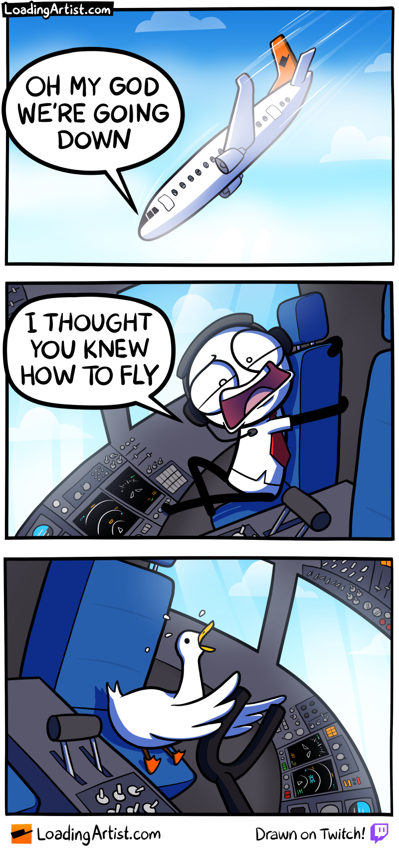 OH MY GOD WE'RE GOING DOWN