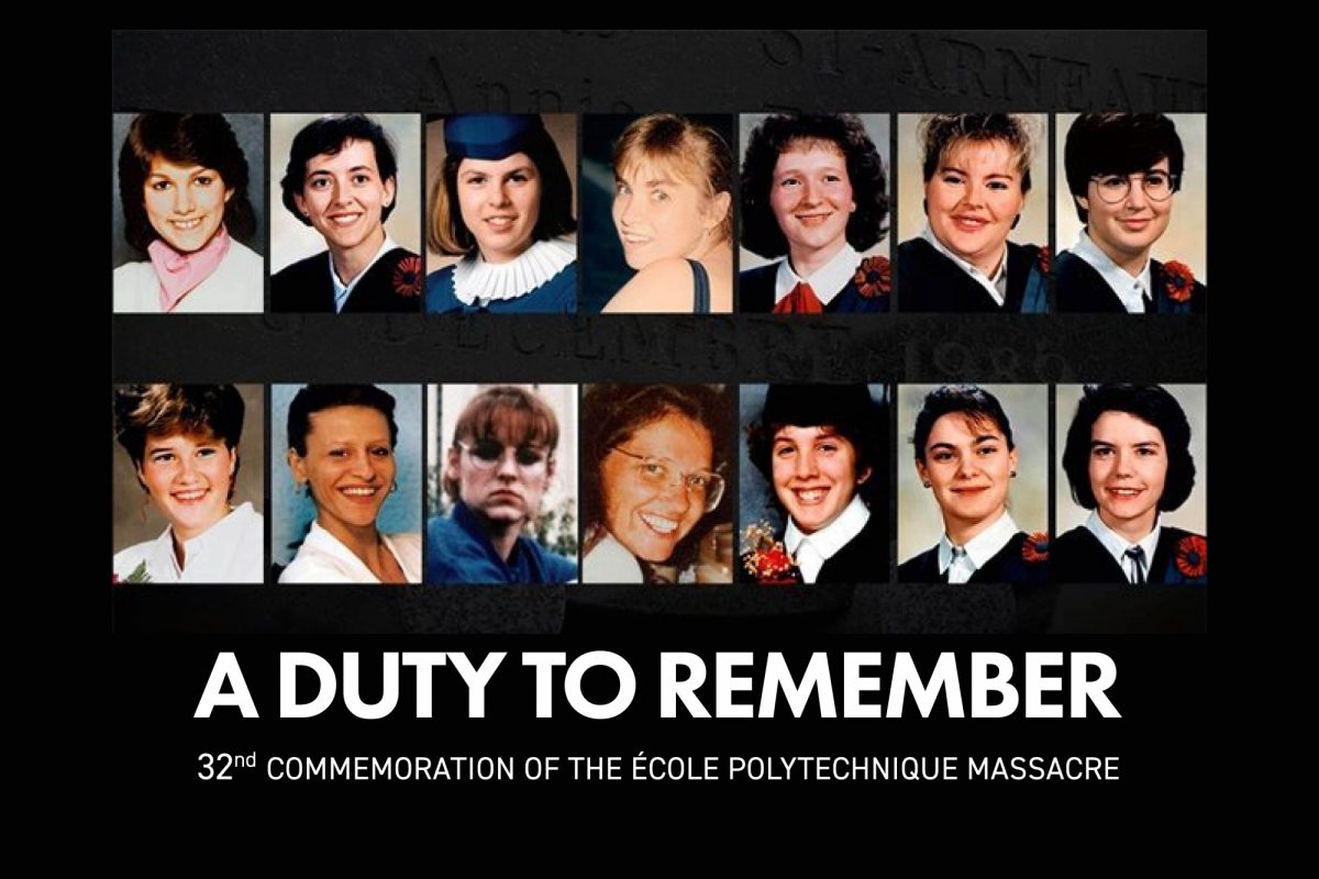 Anniversary of the Montreal massacre.