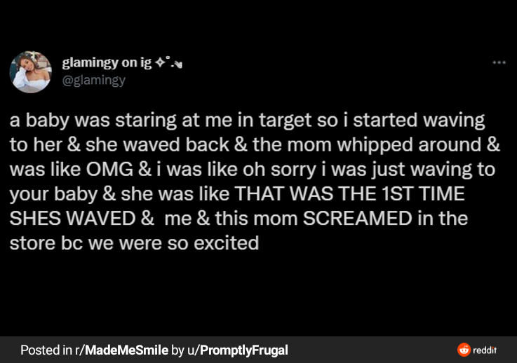 Back again for your daily dose of wholesomeness