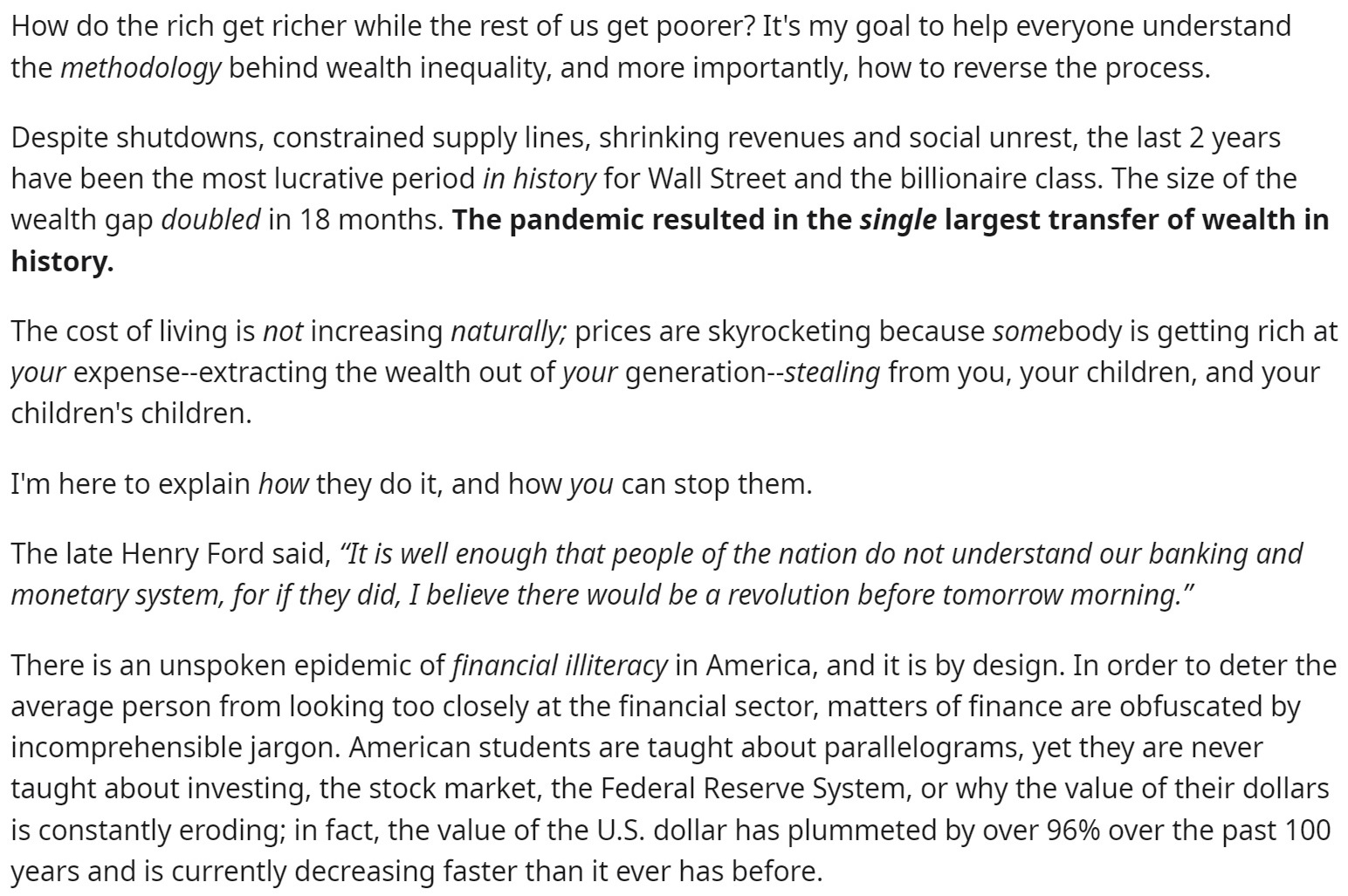 A message for Imgurians. I'm seeing PROPAGANDA everywhere, even here on Imgur... I think it's time you learn how MONEY really works in America.