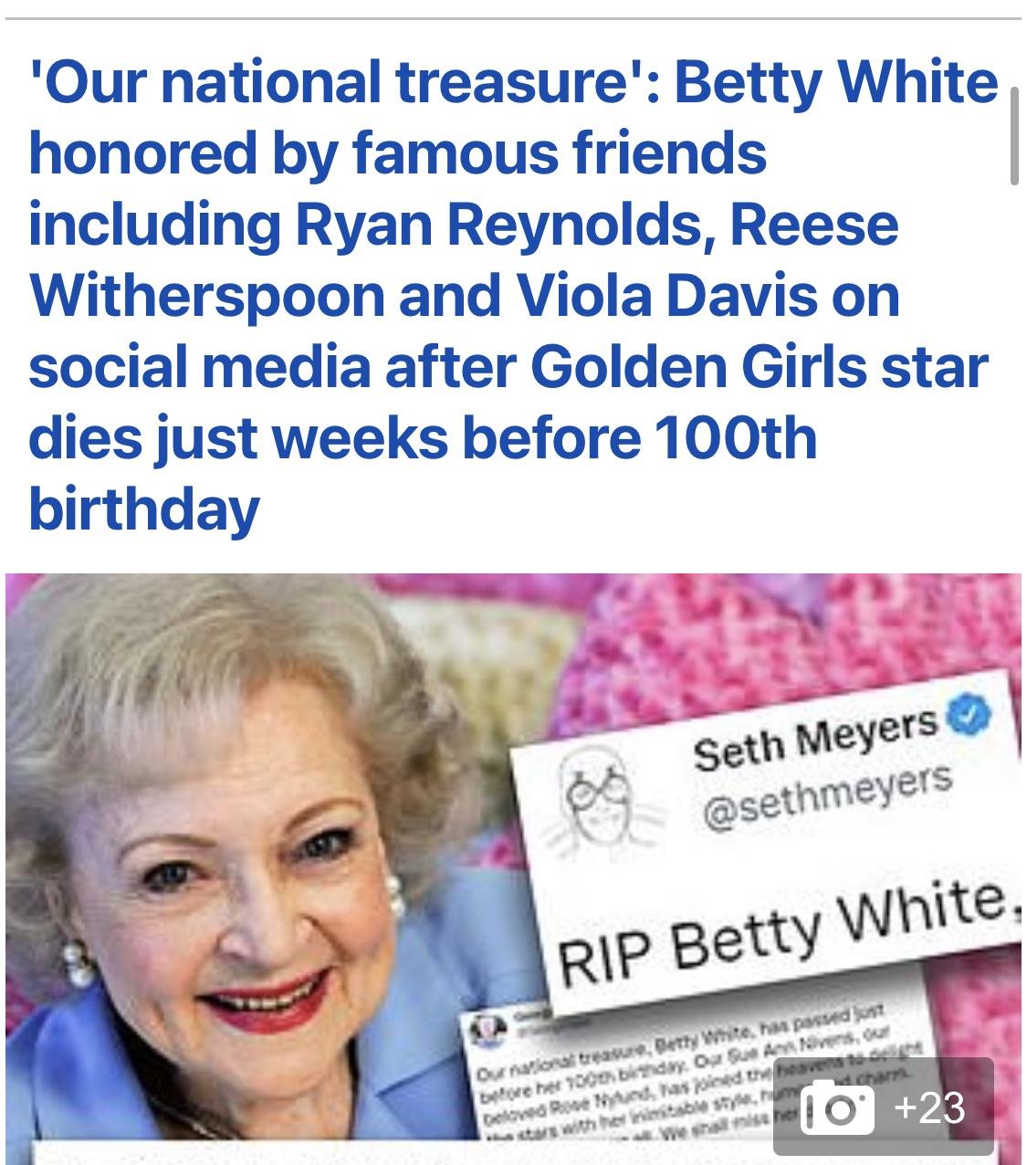 Rest In Peace, Betty