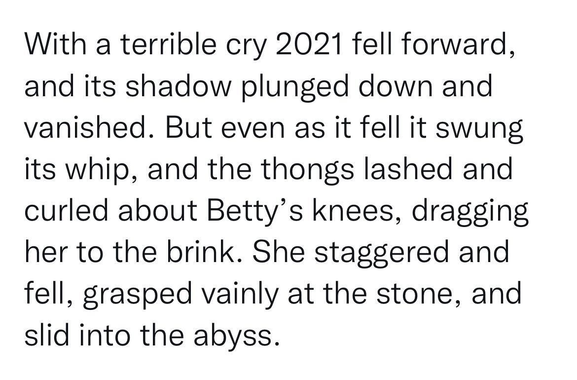 Betty vs the Balrog.