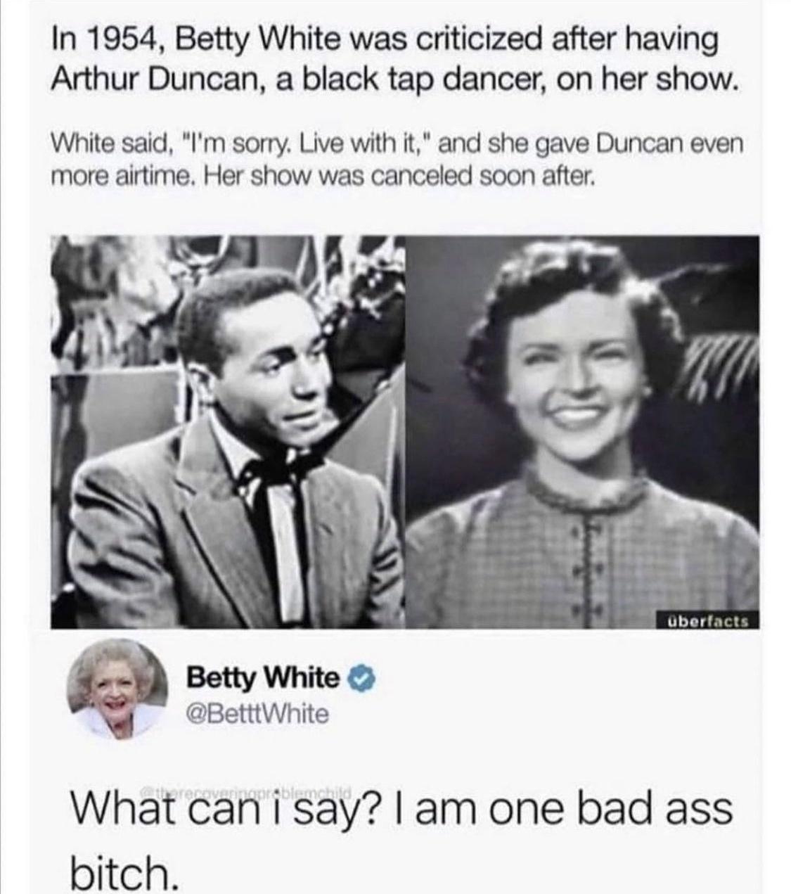 Bon voyage to a fabulous lady. Rest In Peace Betty. You were a gem.