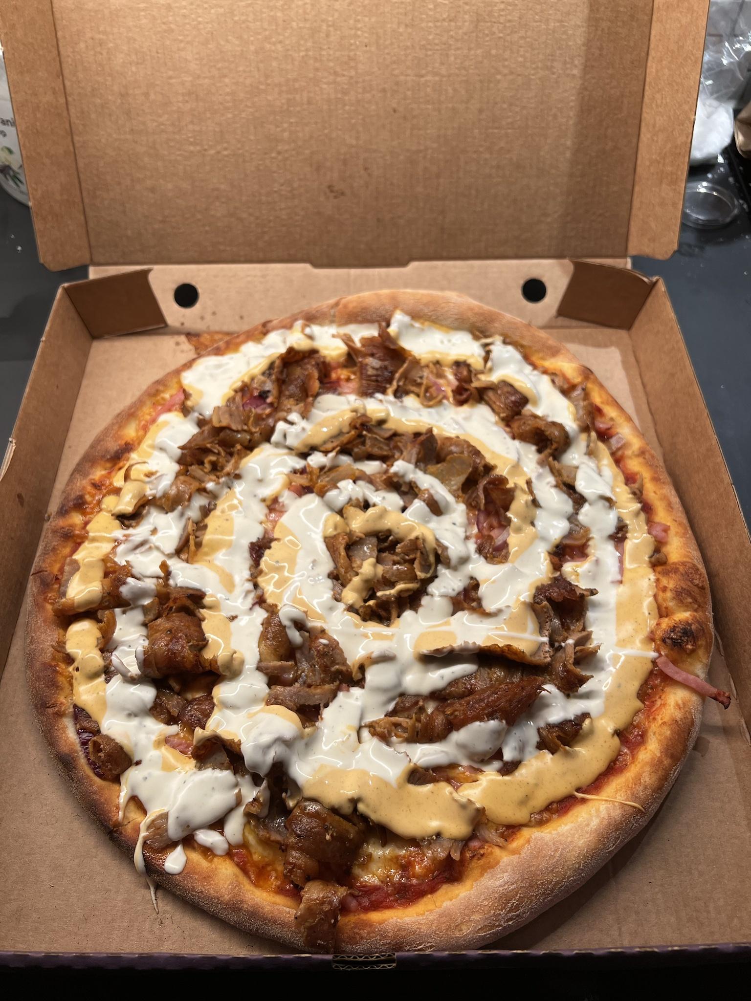 New Year&rsquo;s Day tradition is pizza.