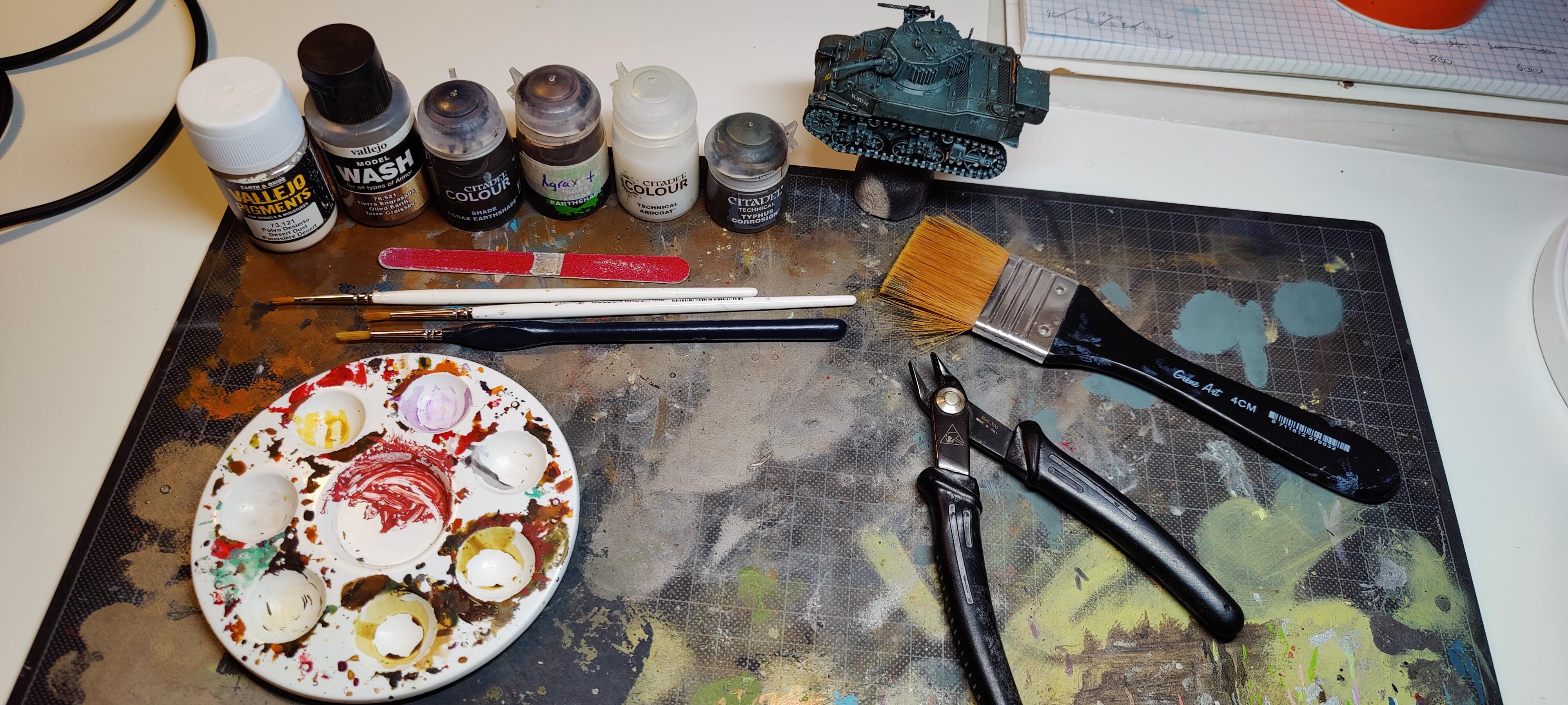 How I created my muddy M5 Stuart ?