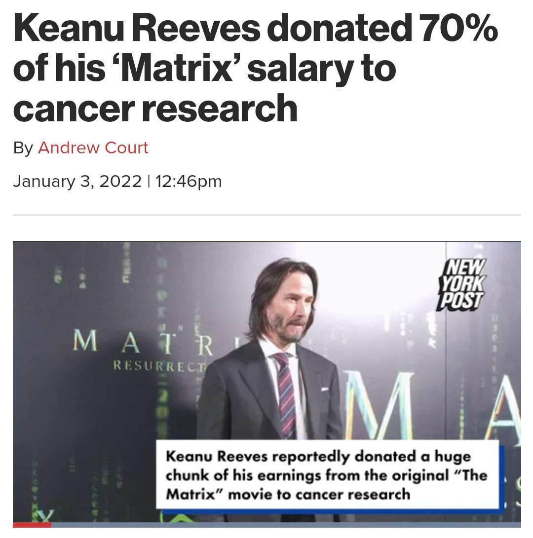 Keanu being Keanu