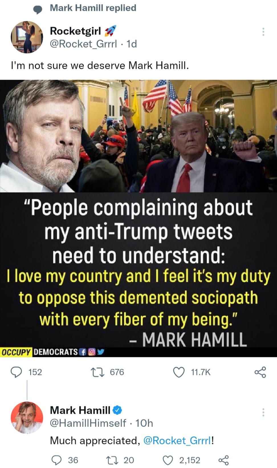 Because Luke knows the Dark Side when he sees it