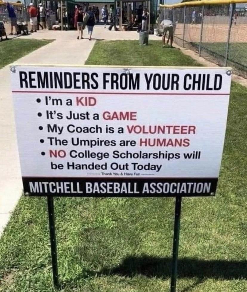 Some parents take this things a little too seriously