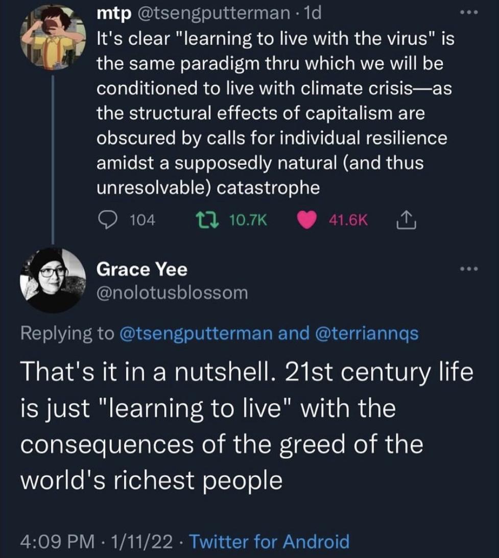 Learning to live with their bullshit