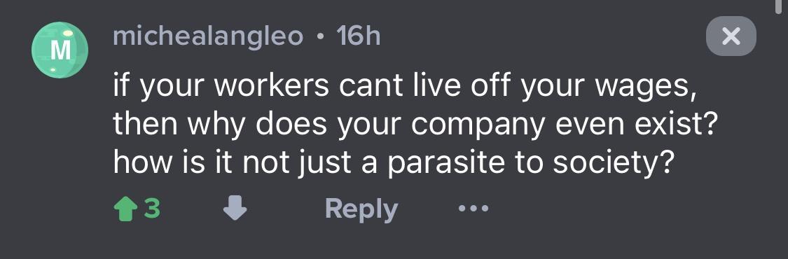 First time I&rsquo;ve felt a comment deserved FP.