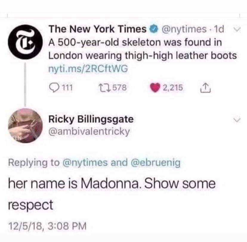 I am a material girl