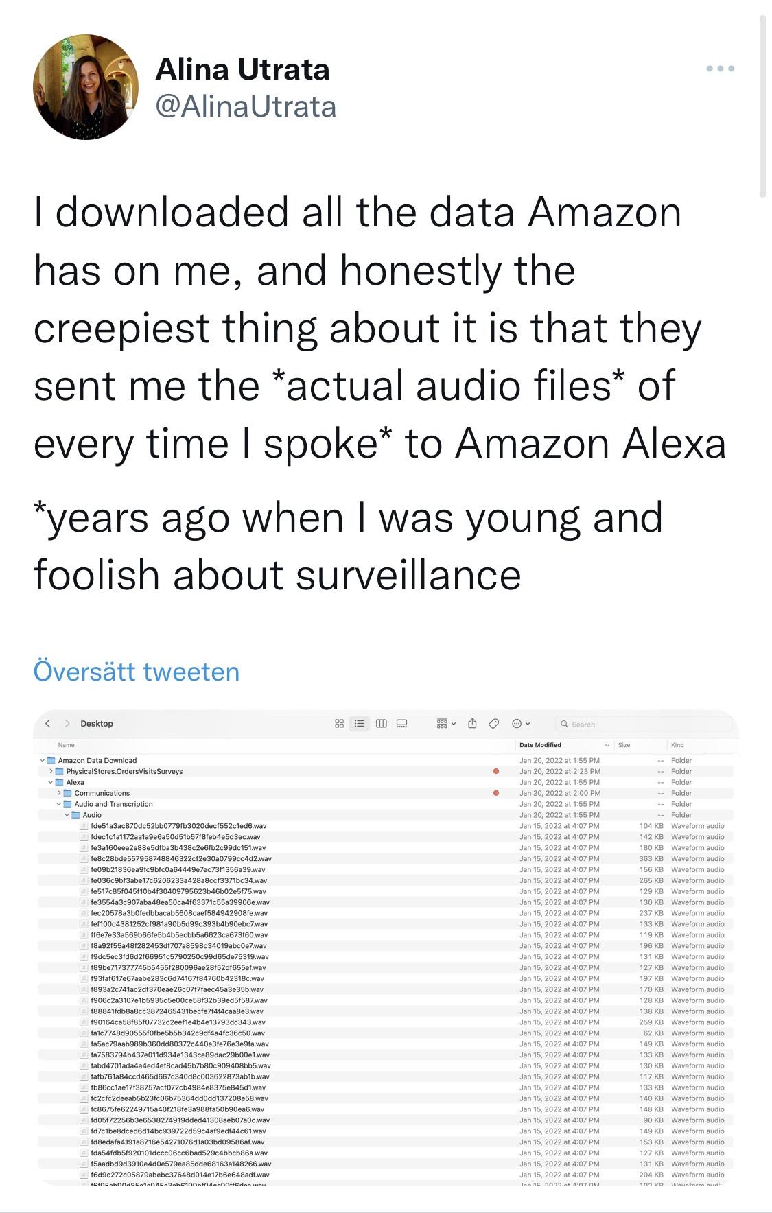 Amazon cares about your privacy