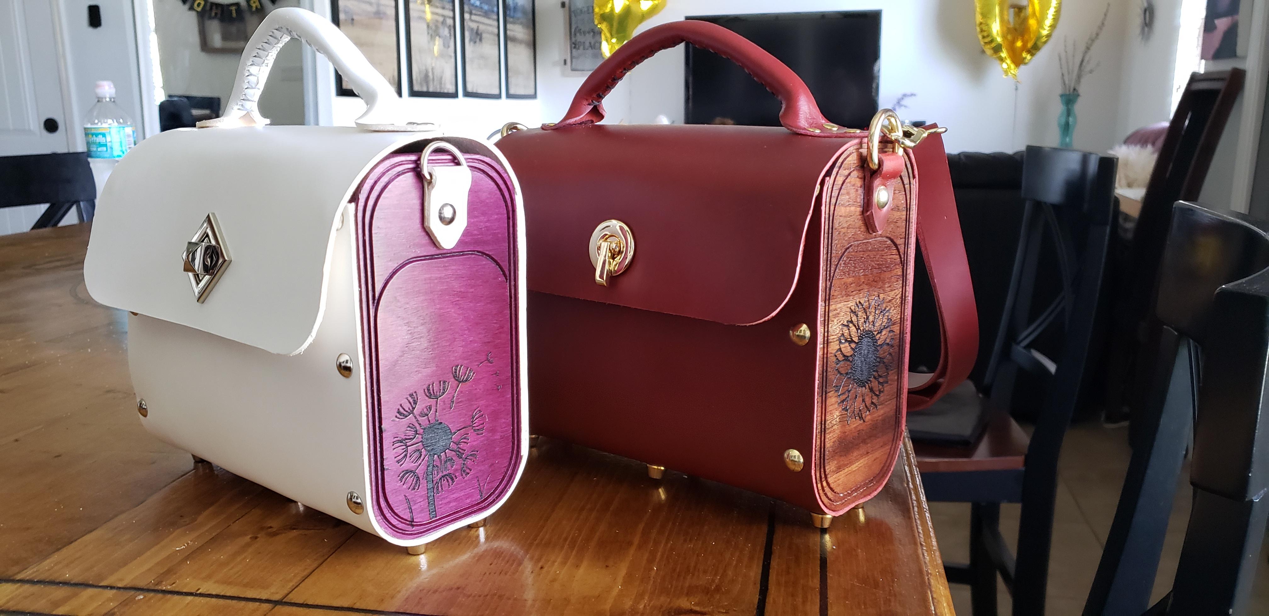 Some of my wood and leather work.