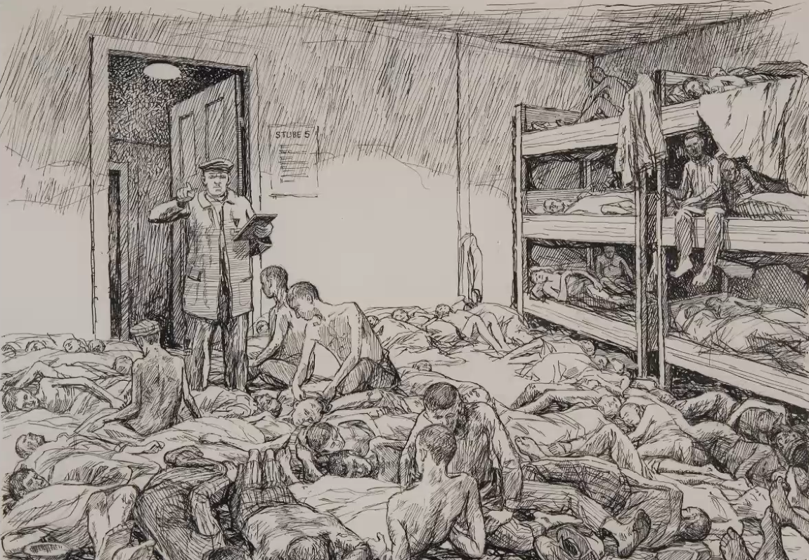 Work of Auschwitz Survivor & Artist Jan Komsky (Warning: Disturbing images)