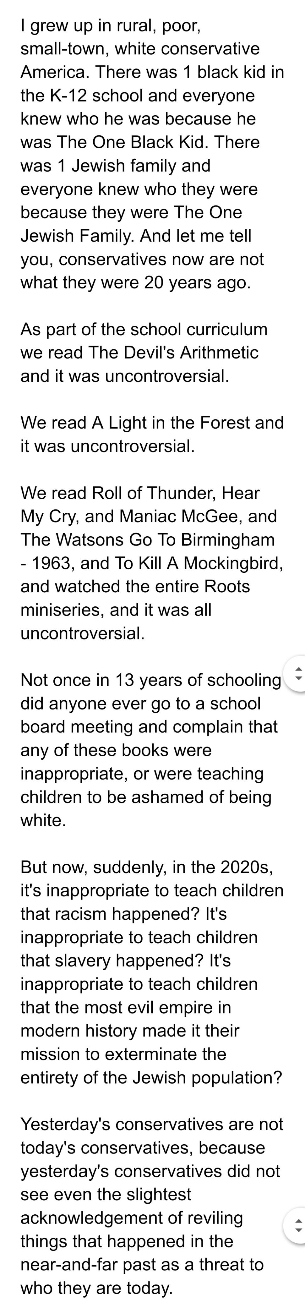 If children of all ages weren't too young to be the victims of racial violence, they aren't to young to learn about it.