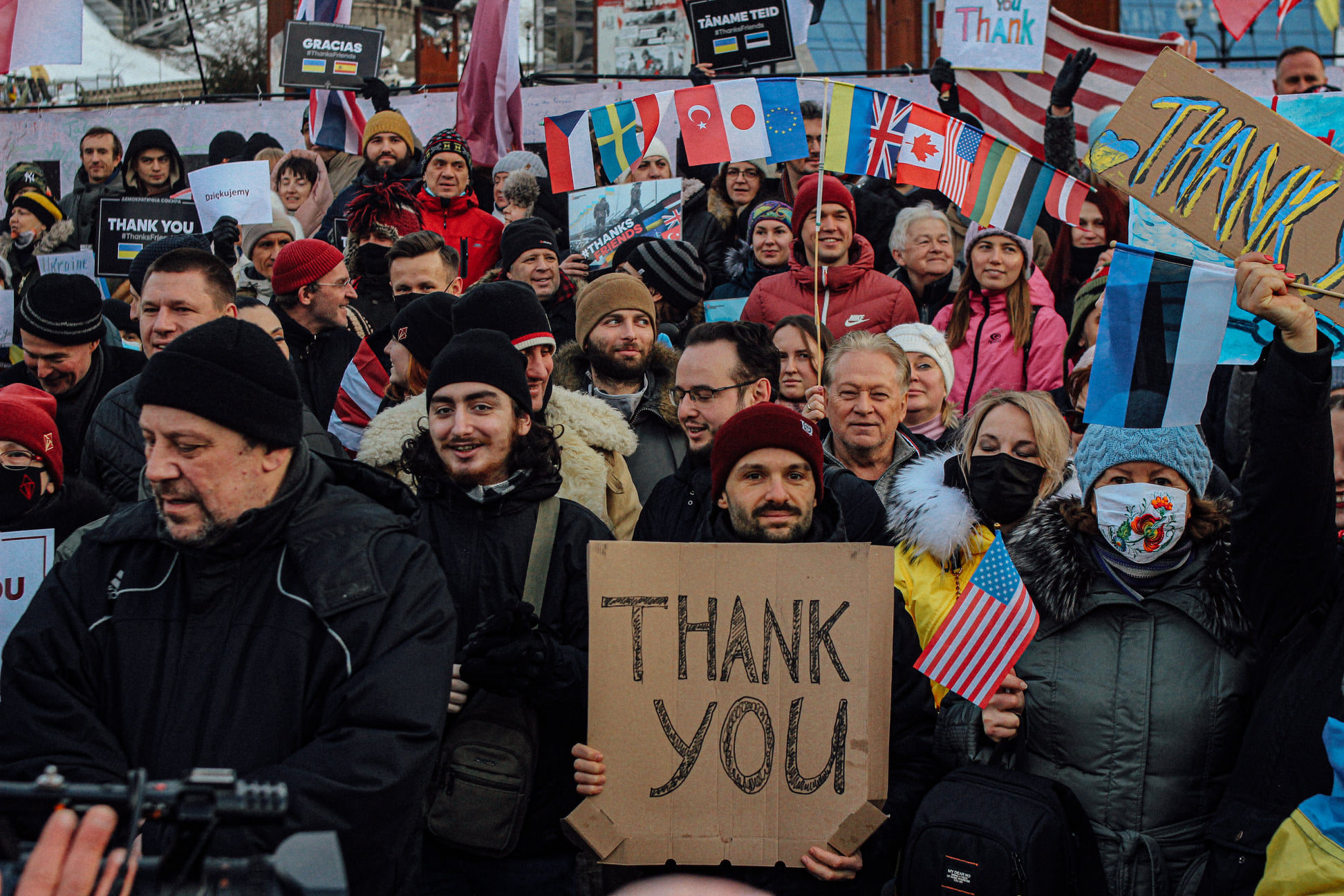 Ukraine Says Thanks to Friends!