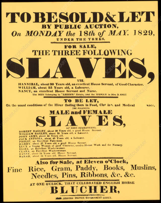 When Human Flesh Was Sold As Property