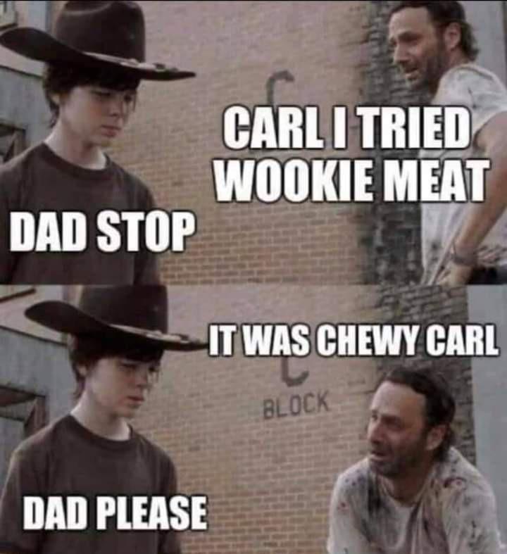 It was chewy Carl