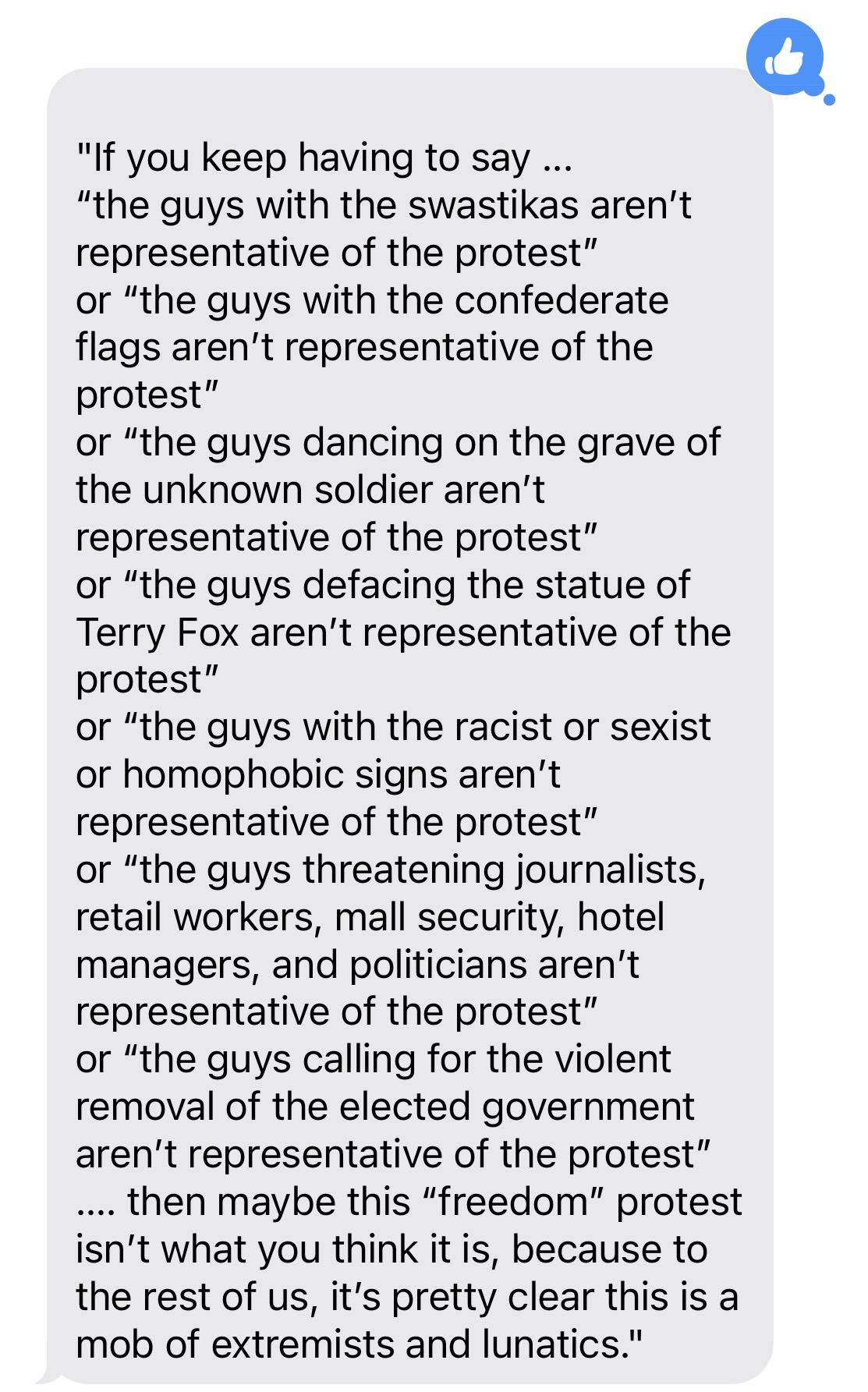 This needs saying. Sure it&rsquo;s been said already, but needs to be said again and again.