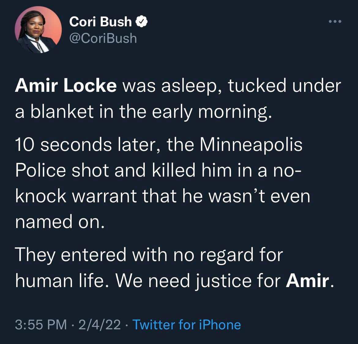 It was an execution...