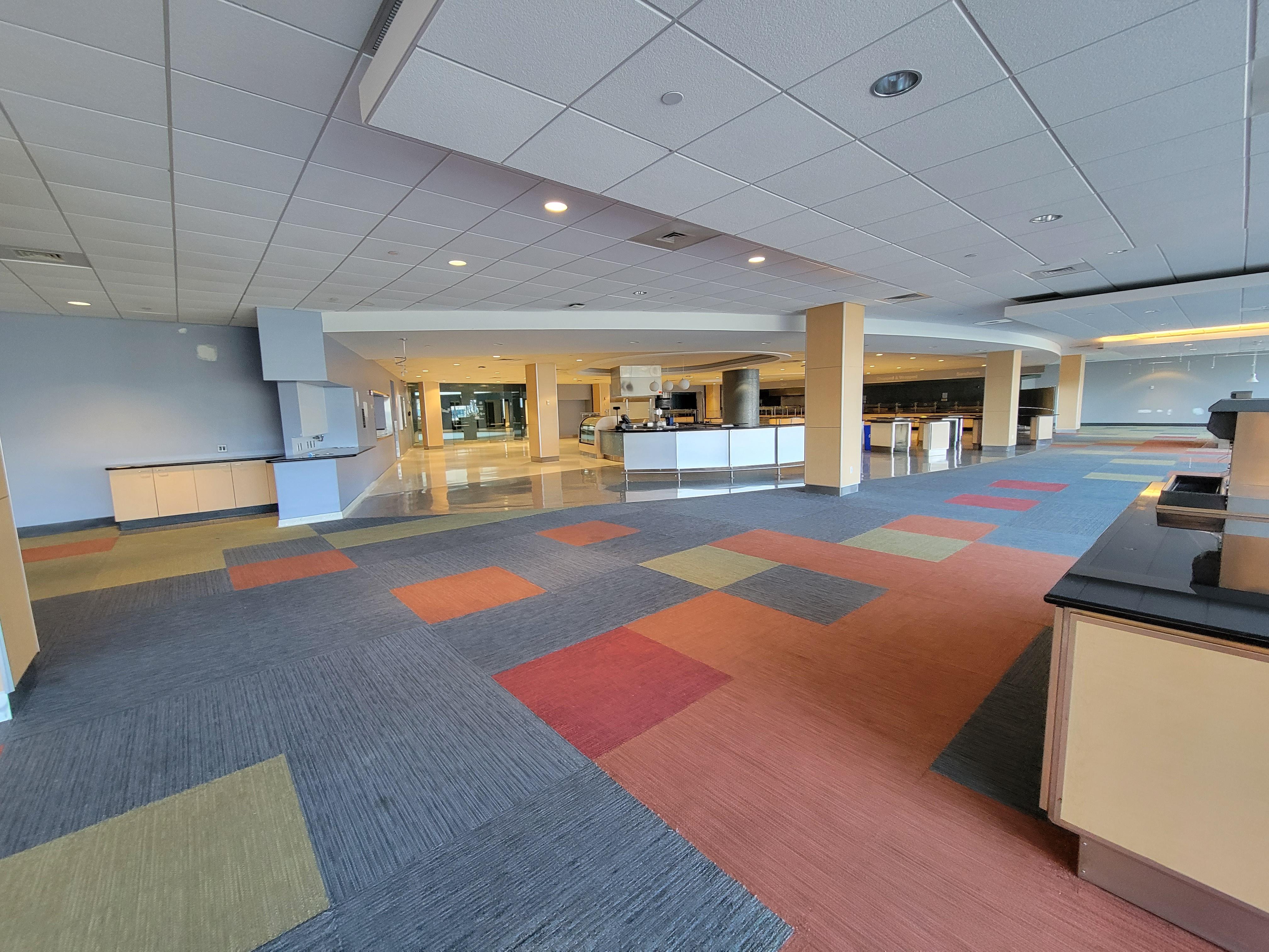 Backrooms (1.1 million Sq Ft building) completely unoccupied.