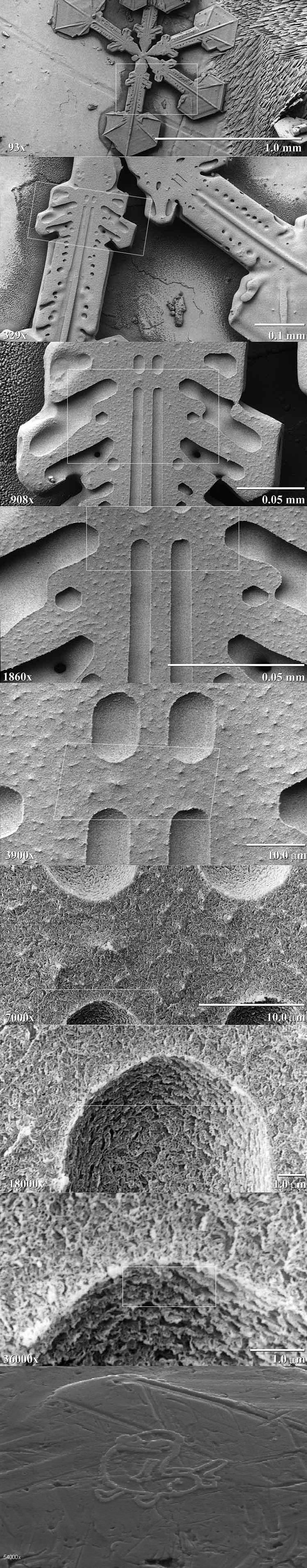 So much detail in snowflakes even at the microscopic level