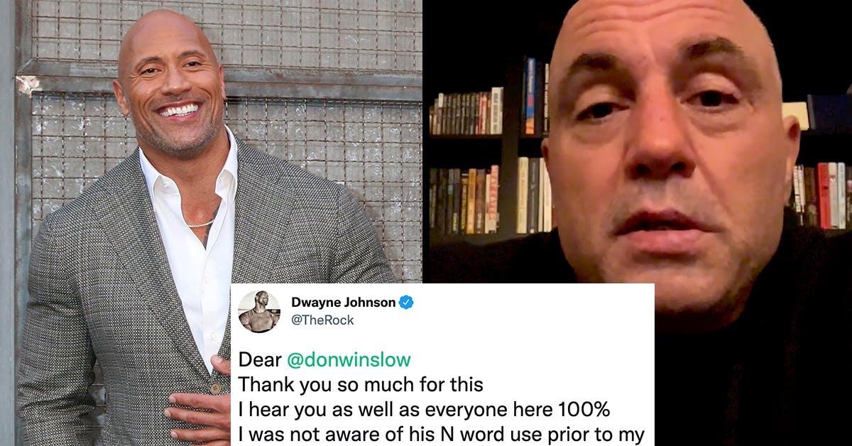 The Rock Withdraws Support For Joe Rogan Amid N-Word Backlash &lsquo;I&rsquo;ve Become Educated To His Complete Narrative&rsquo;