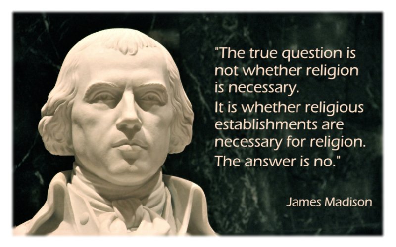 James Madison on religion