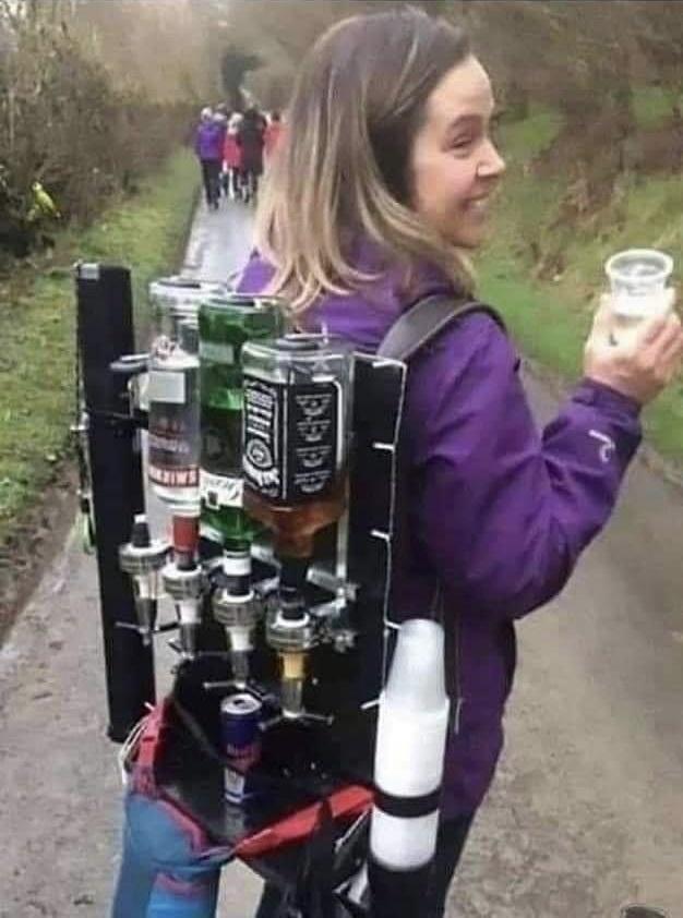 And just like that I was into hiking