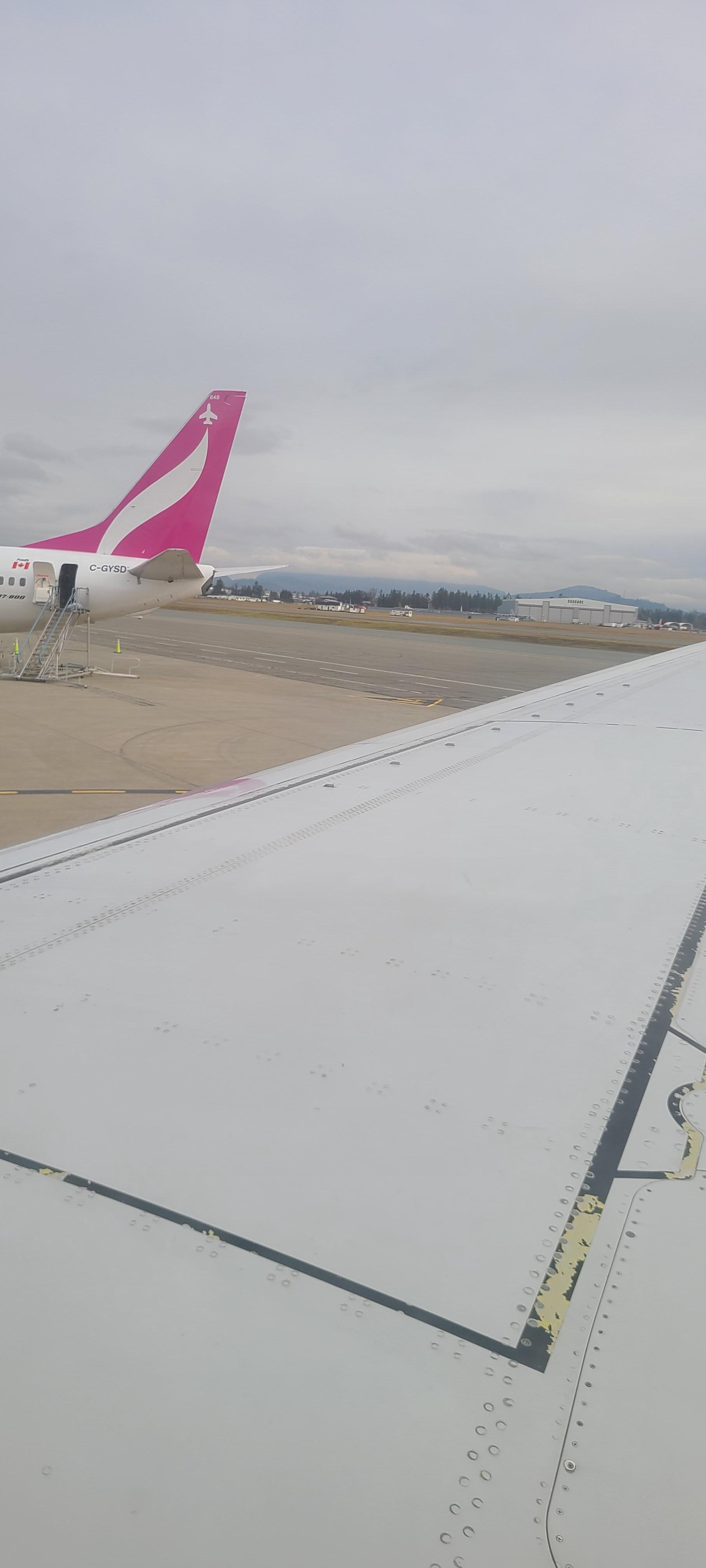 On a plane to go see my mom for the last time