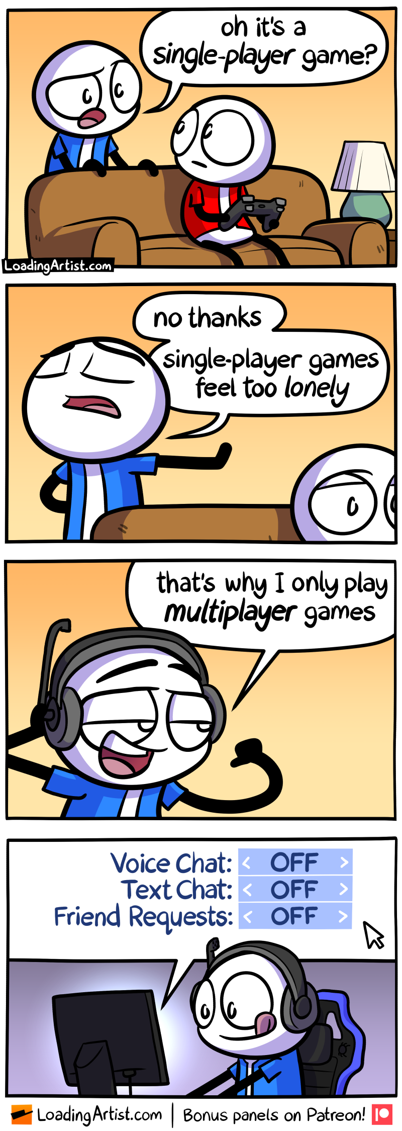 oh it's a SINGLE-PLAYER game?