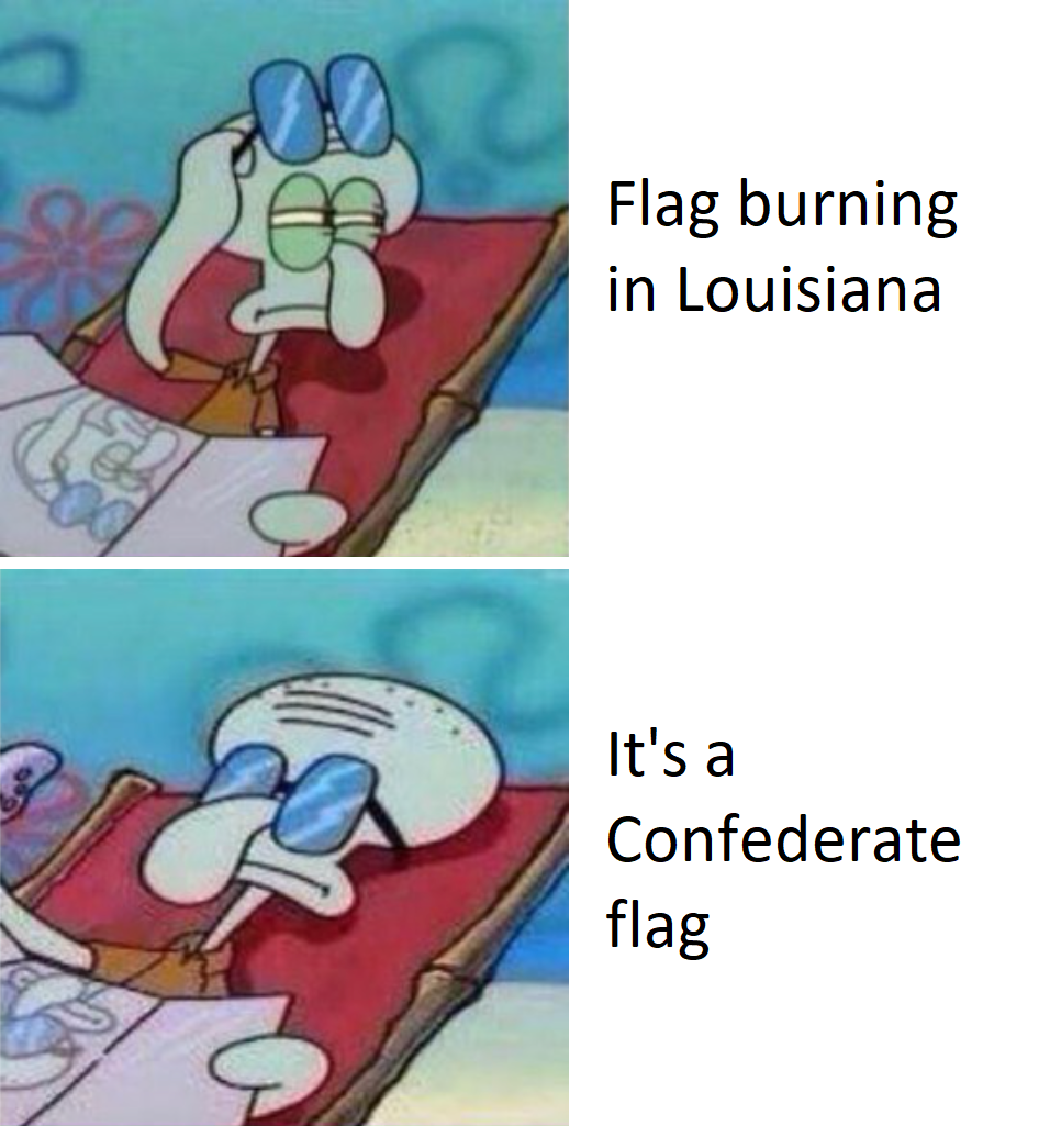 Burning the flags of traitors is part of our heritage