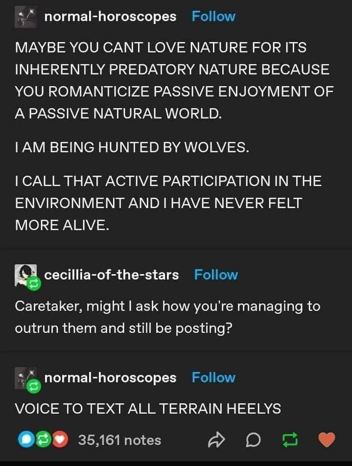 Nature is beautiful.