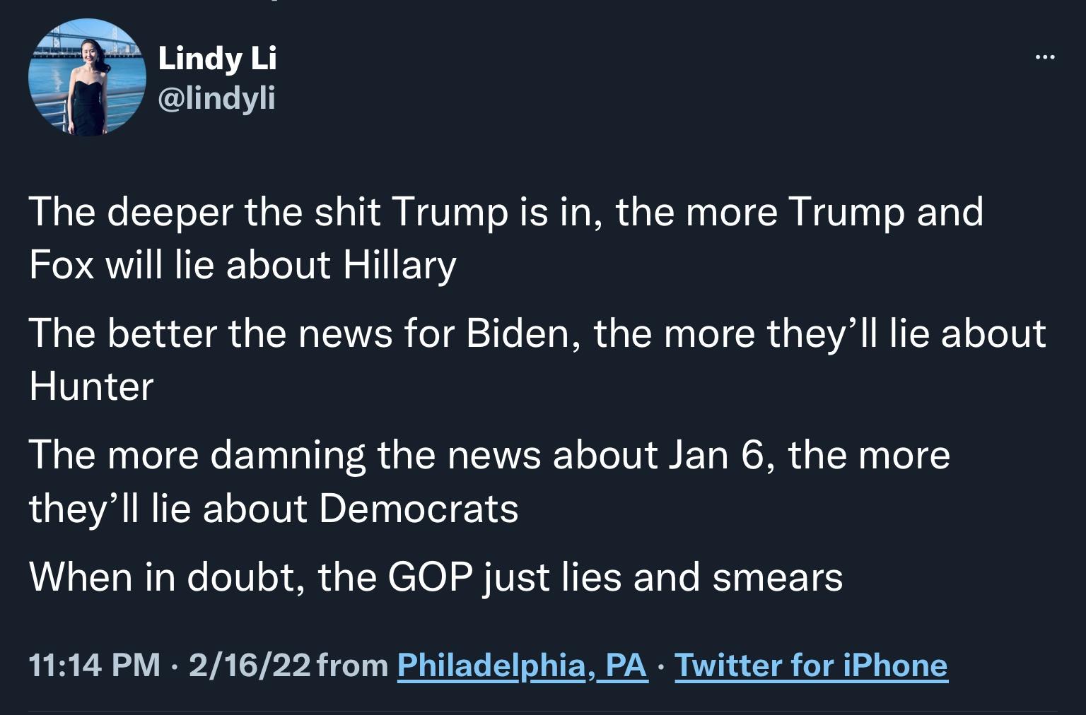 When in doubt, Republicans￼ just lie and smear￼