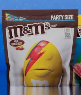 Pretty sure Bowie's long term artistic vision involved selling M&Ms.
