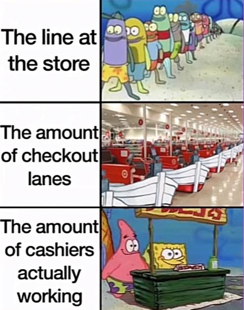 The line at the store
