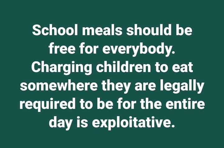 School Lunch Should Be Free