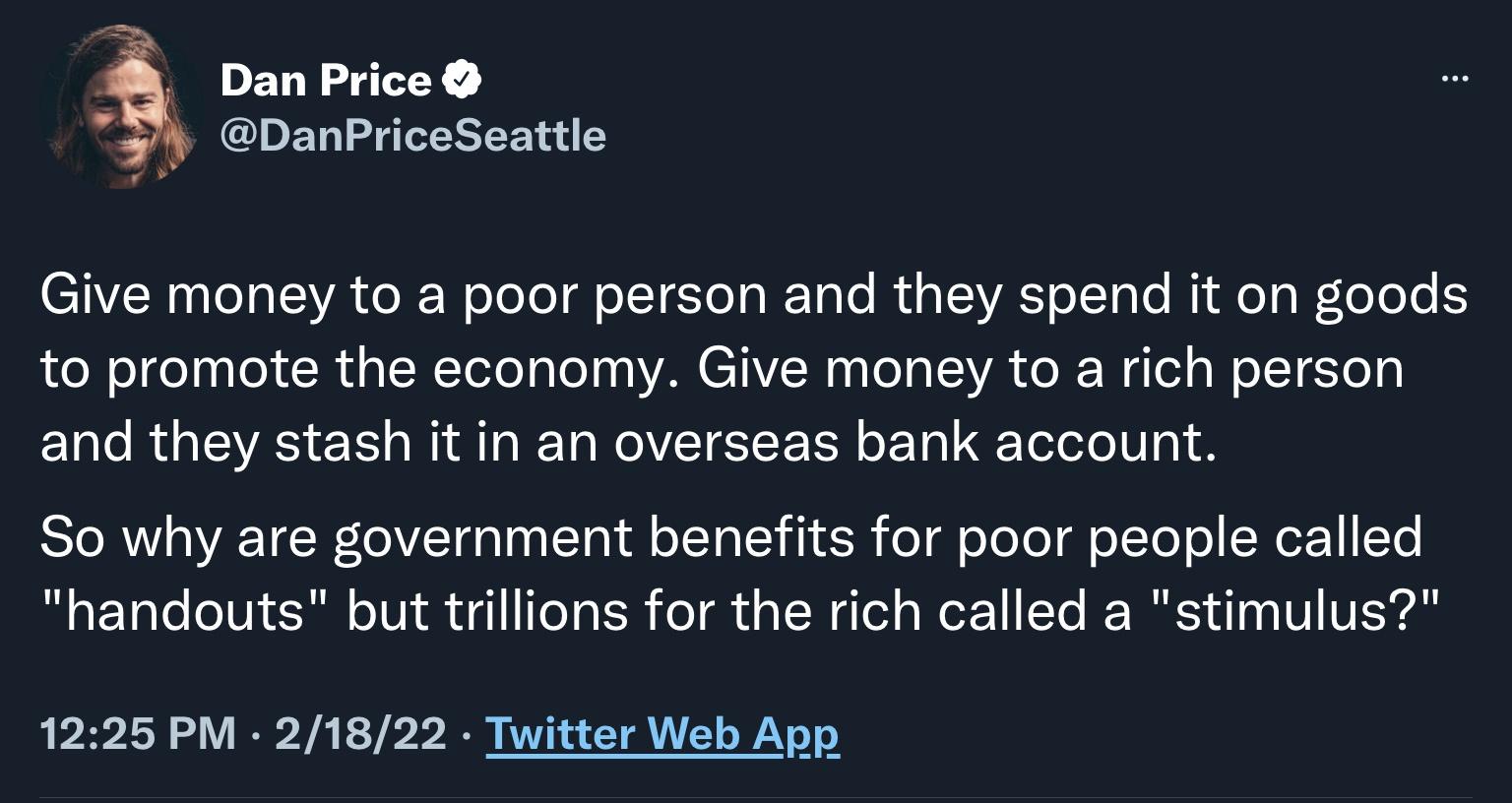 &ldquo;Handouts&ldquo; vs. &ldquo;stimulus￼&rdquo;