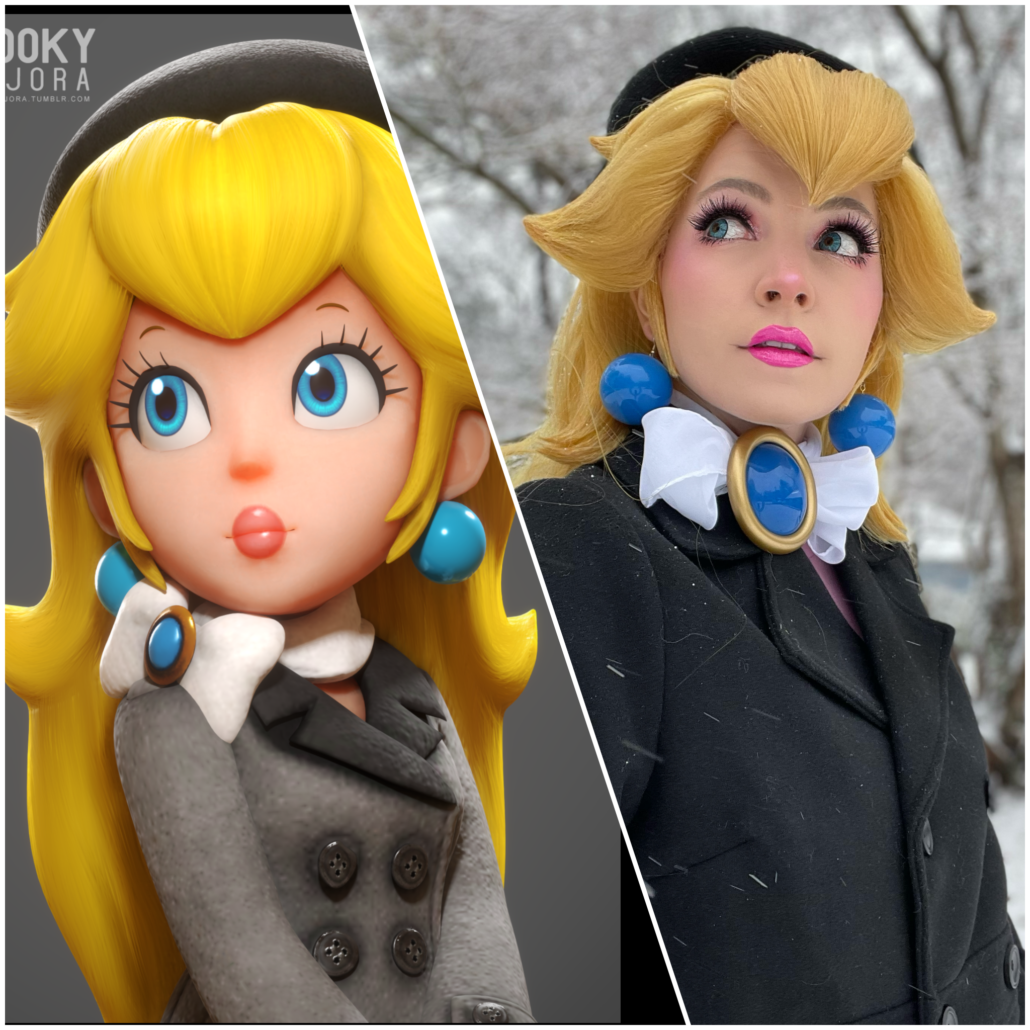 Winter Princess Peach from Mario Odyssey
