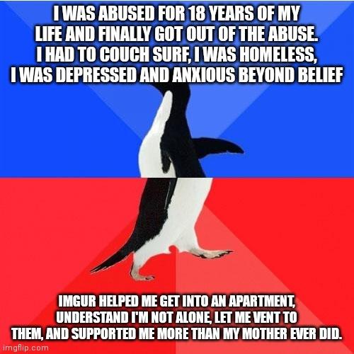 I owe my life to imgur. An update on the 18 year old who imgur treated like family.