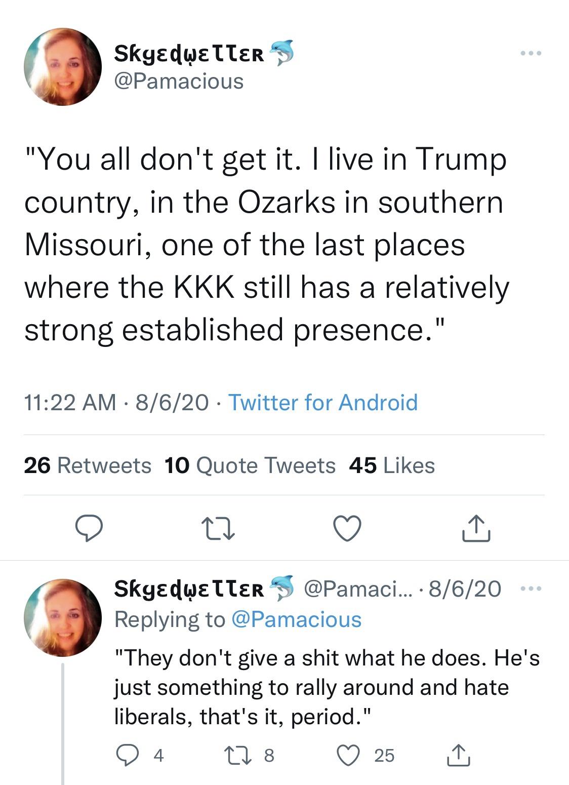 A Reminder of Why They Still Support Him