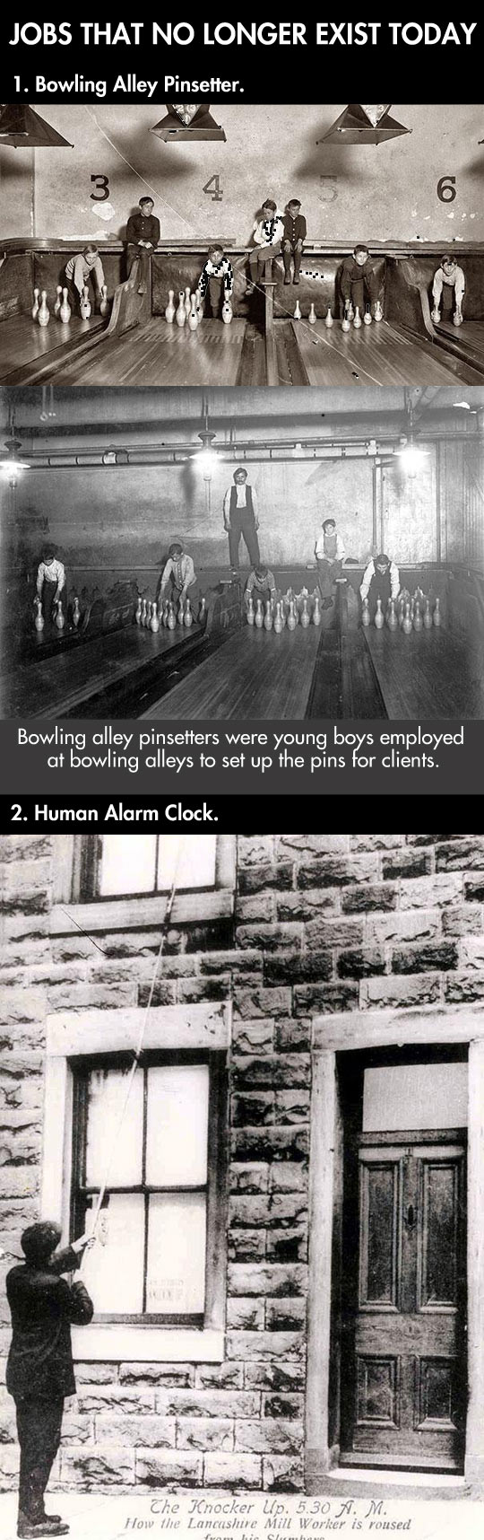 Jobs That No Longer Exist (my 13th fav)