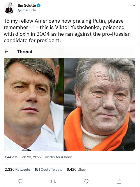 Pepperidge Farm remembers￼ when Putin poisoned this guy - allegedly?