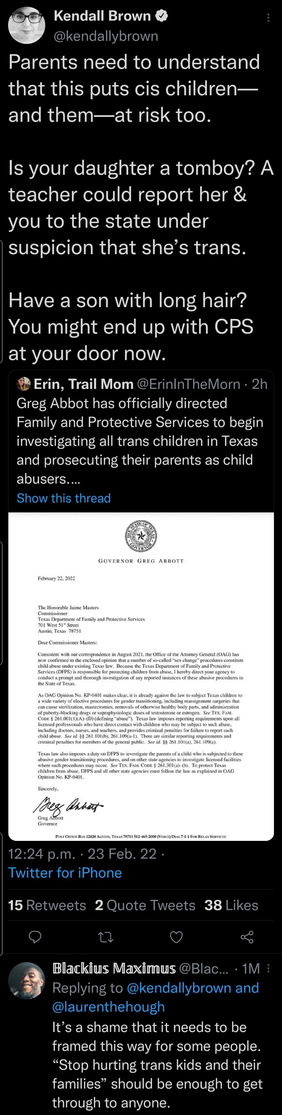 Texas going after children