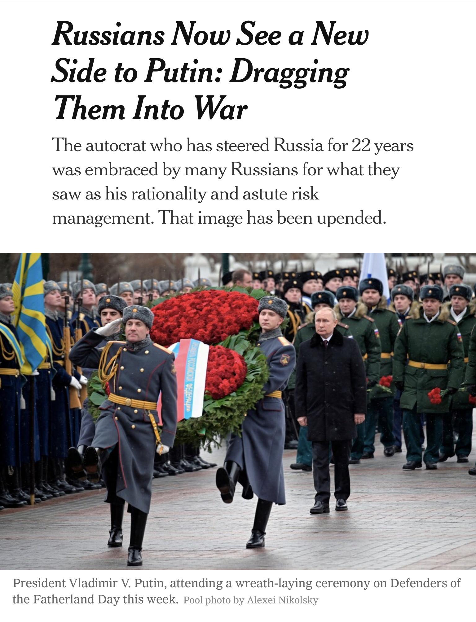 Russian citizens seem very surprised