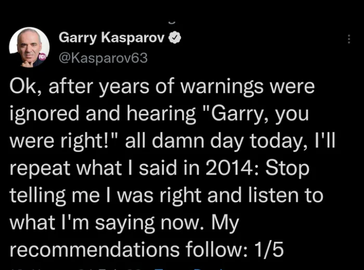 How to checkmate Putin