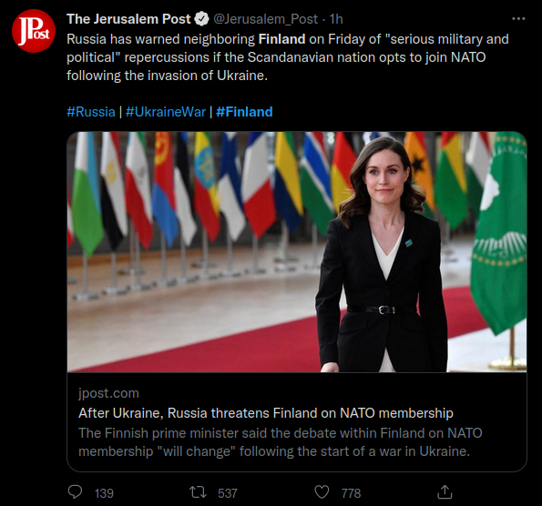 Before Ukraine, it was Georgia ... after Ukraine ...