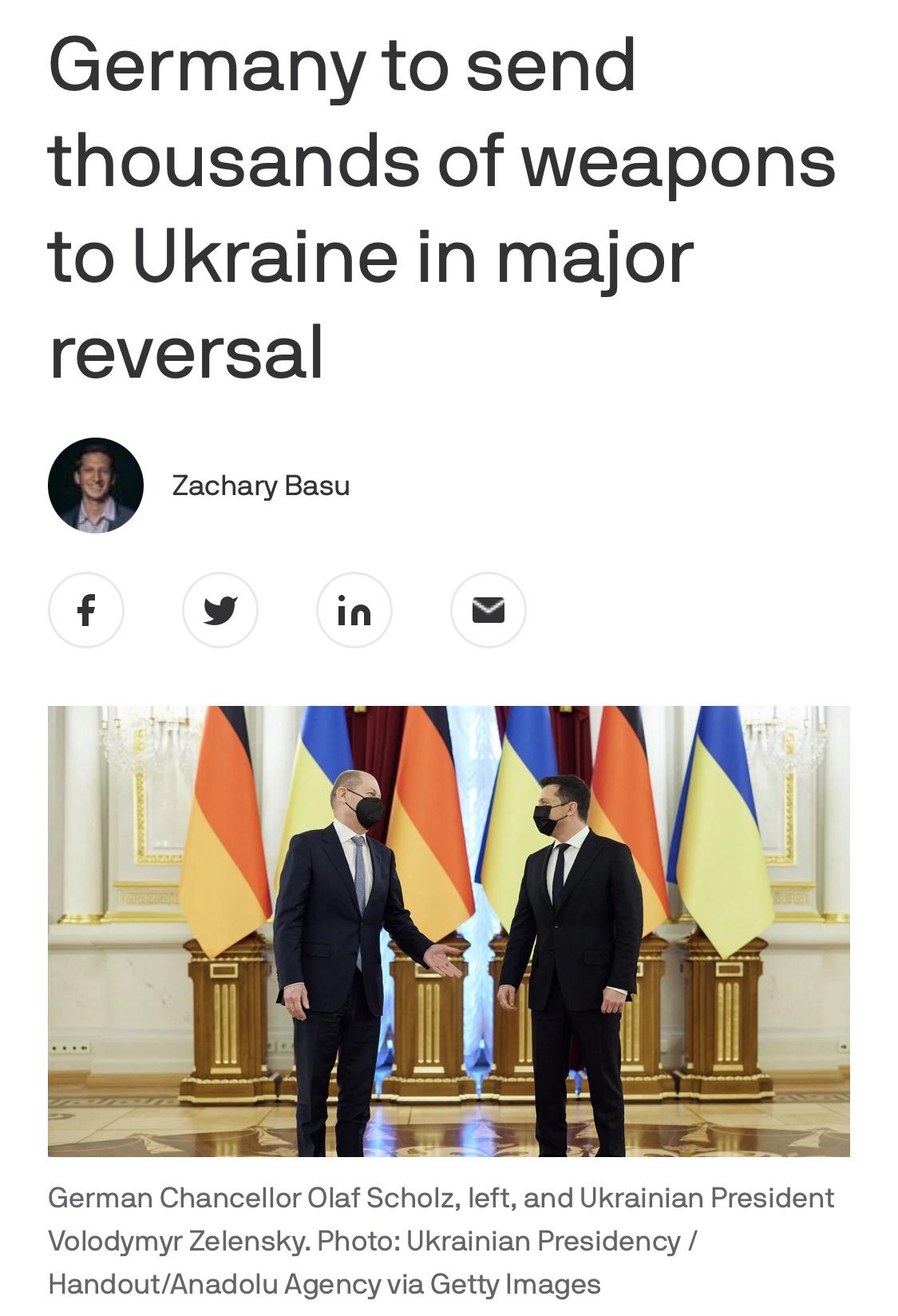 Thank you, Germany, we know this will hurt you economically&mdash;we are with you.