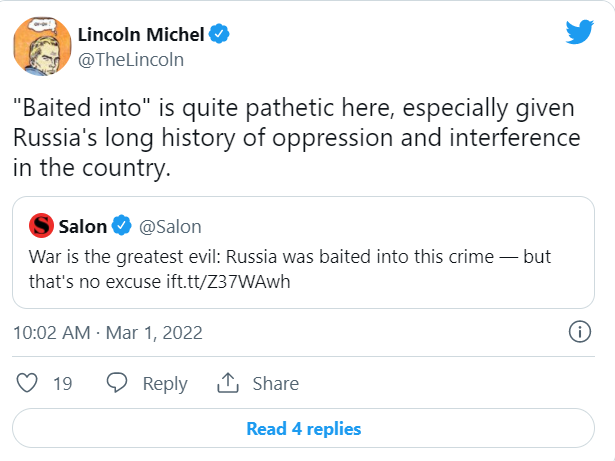 Salon Joins the Putin Puppets